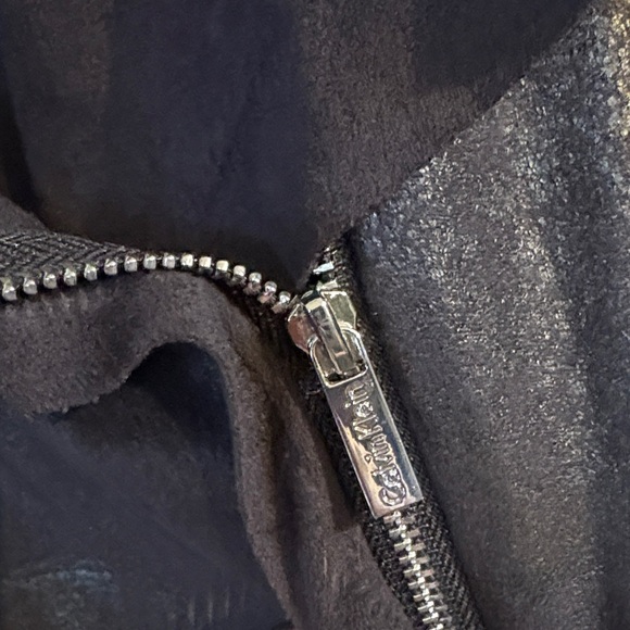 Calvin Klein Black Waterfall Moto Vest - Picture 6 of 12